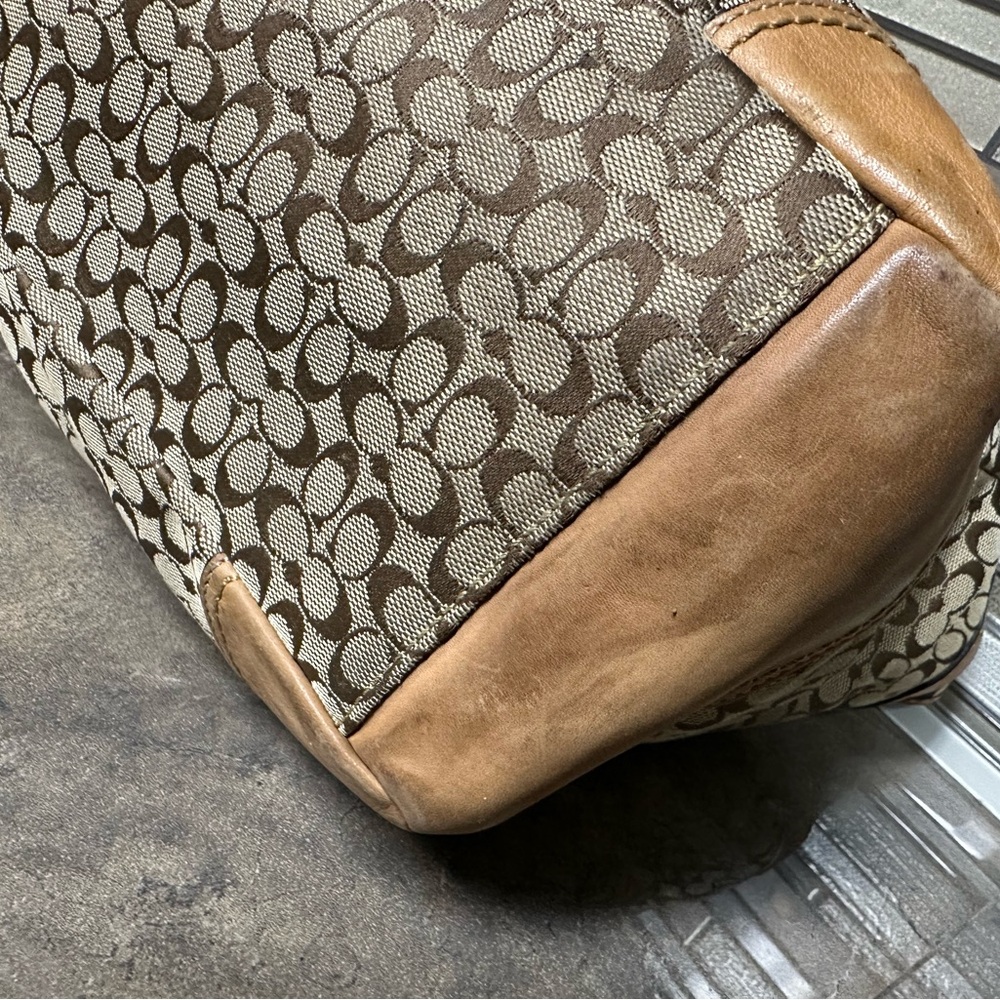 Coach Signature Brown Tote Bag / Diaper bag - Picture 12 of 16